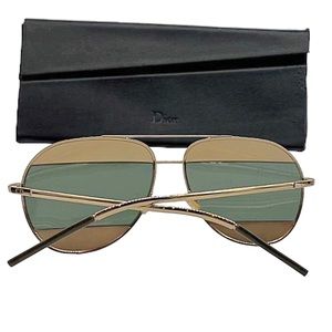 Christian Dior, Dior Split 1 Mirrored Aviator Sunglasses (w) Case #00085 59